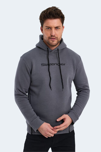 Slazenger - Slazenger KOBA Erkek Sweatshirt Koyu Gri