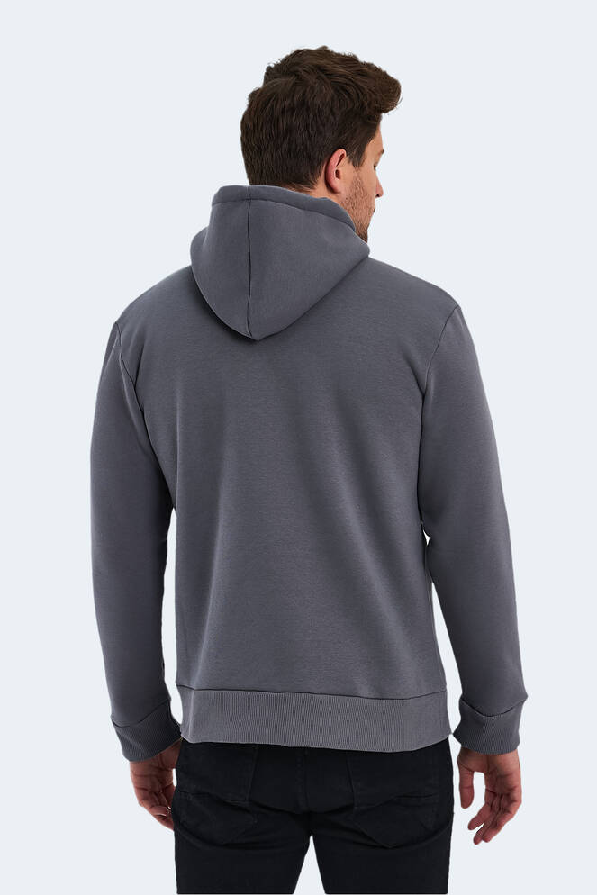 Slazenger KOBA Erkek Sweatshirt Koyu Gri