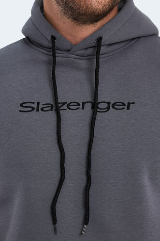 Slazenger KOBA Erkek Sweatshirt Koyu Gri - Thumbnail