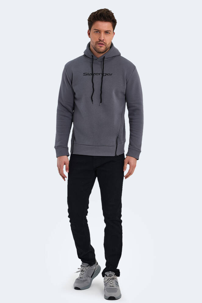 Slazenger KOBA Erkek Sweatshirt Koyu Gri