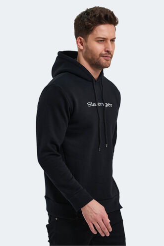 Slazenger KOBA Erkek Sweatshirt Siyah - Thumbnail