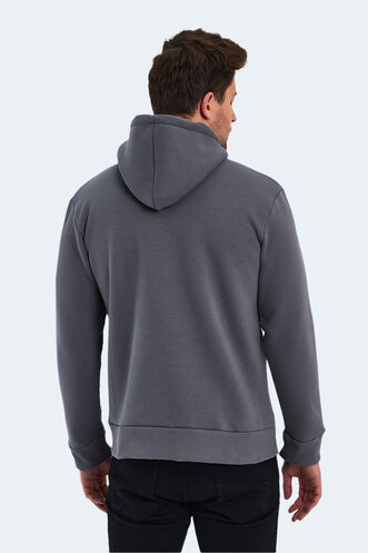 Slazenger KOBA Men's Sweatshirt Dark Gray - Thumbnail