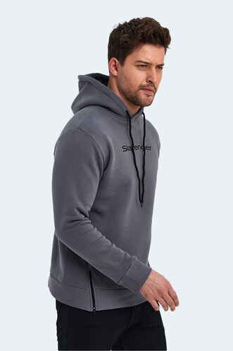 Slazenger KOBA Men's Sweatshirt Dark Gray - Thumbnail