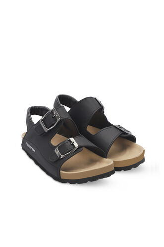 Slazenger KOBBY Unisex Kids Sandals Black - Thumbnail