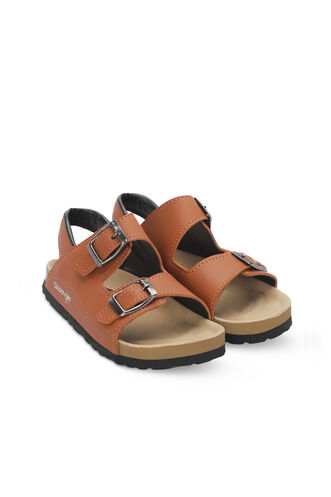 Slazenger KOBBY Unisex Kids Sandals Tan - Thumbnail