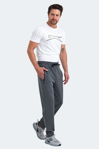 Slazenger KOBRA Men's Sweatpants Gray - Dark Gray - Thumbnail