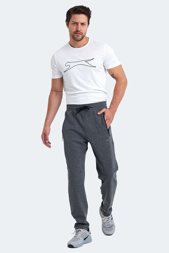 Slazenger KOBRA Men's Sweatpants Gray - Dark Gray - Thumbnail