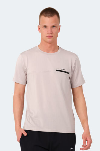 Slazenger - Slazenger KONUL Men's T-Shirt Beige