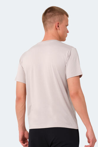 Slazenger KONUL Men's T-Shirt Beige - Thumbnail