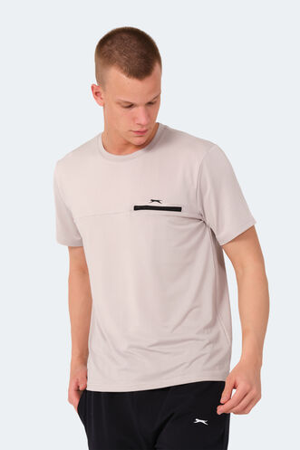 Slazenger KONUL Men's T-Shirt Beige - Thumbnail