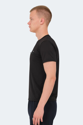 Slazenger KONUL Men's T-Shirt Black - Thumbnail