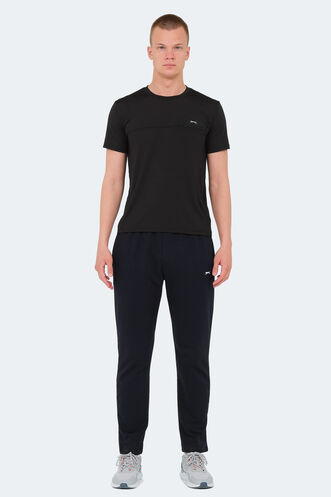 Slazenger KONUL Men's T-Shirt Black - Thumbnail