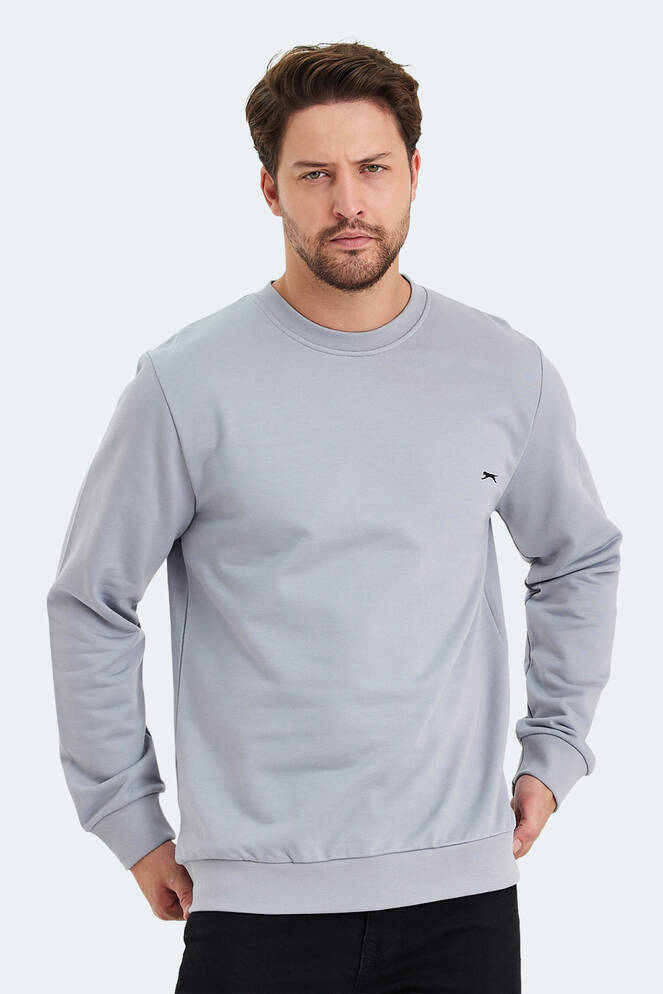 Slazenger KORAL Erkek Sweatshirt Gri