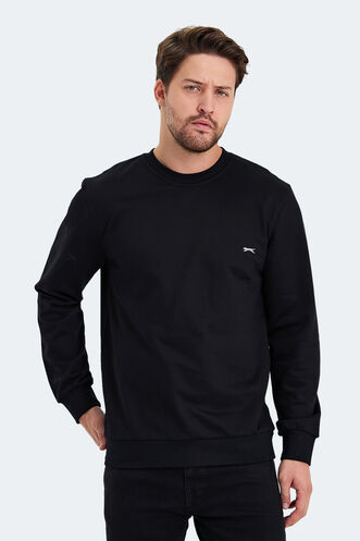 Slazenger - Slazenger KORAL Erkek Sweatshirt Siyah