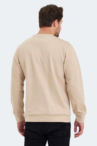 Slazenger KORAL Men's Sweatshirt Beige - Thumbnail