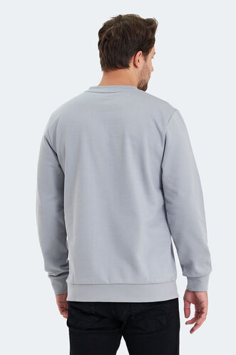 Slazenger KORAL Men's Sweatshirt Gray - Thumbnail