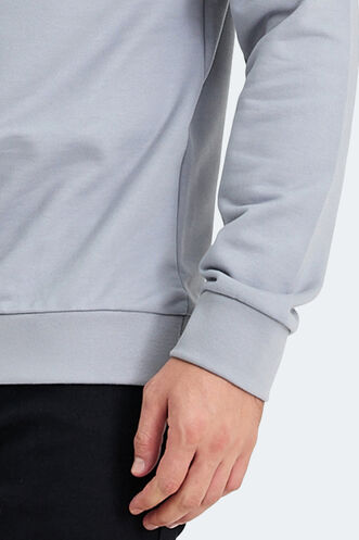 Slazenger KORAL Men's Sweatshirt Gray - Thumbnail