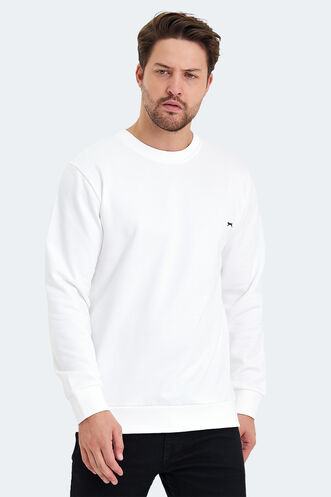 Slazenger KORAL Men's Sweatshirt White - Thumbnail