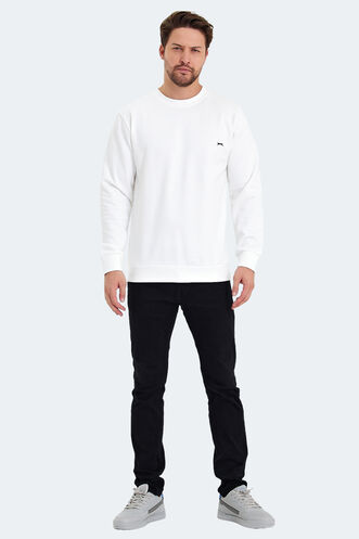 Slazenger KORAL Men's Sweatshirt White - Thumbnail