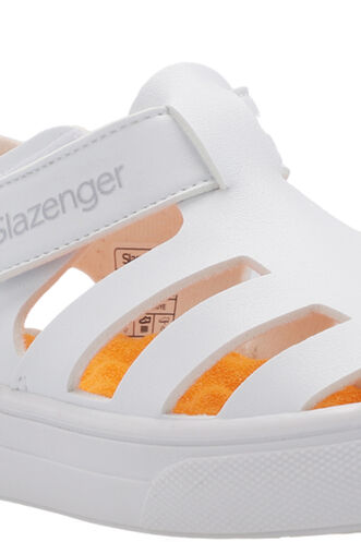 Slazenger KRYSTAL Unisex Çocuk Sandalet Beyaz - Thumbnail