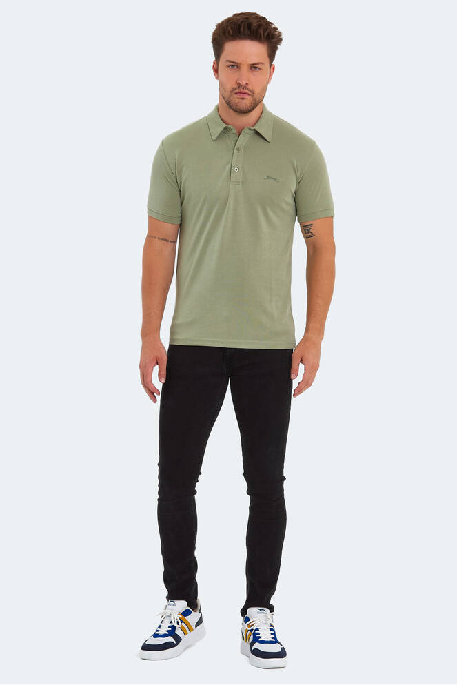 Slazenger KUGGA Erkek T-Shirt Açık Yeşil