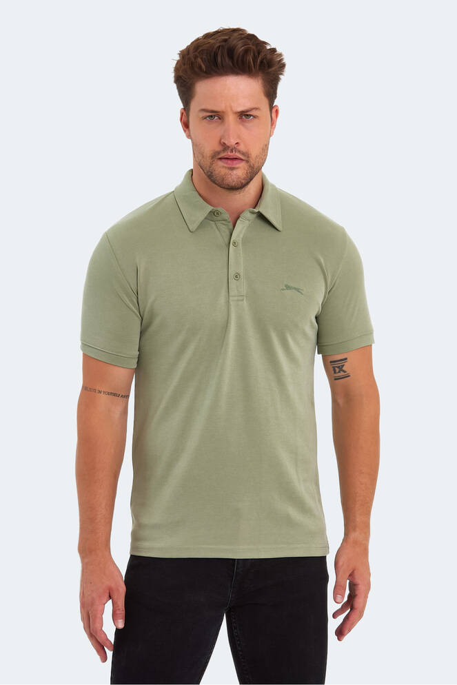 Slazenger KUGGA Erkek T-Shirt Açık Yeşil
