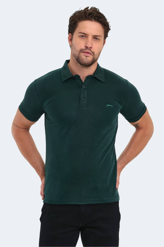 Slazenger KUGGA Erkek T-Shirt Haki - Yeşil