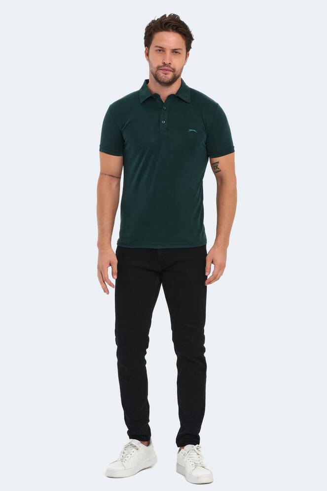 Slazenger KUGGA Erkek T-Shirt Haki - Yeşil