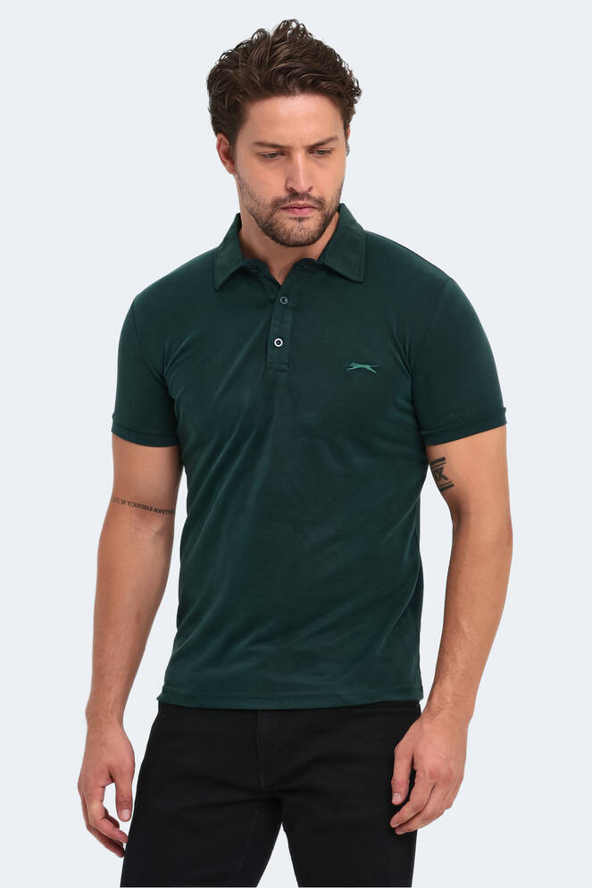 Slazenger KUGGA Erkek T-Shirt Haki - Yeşil