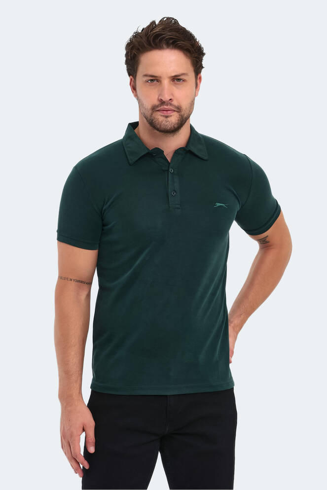 Slazenger KUGGA Erkek T-Shirt Haki - Yeşil