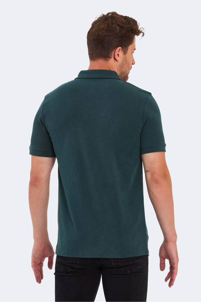 Slazenger KUGGA Erkek T-Shirt Koyu Yeşil