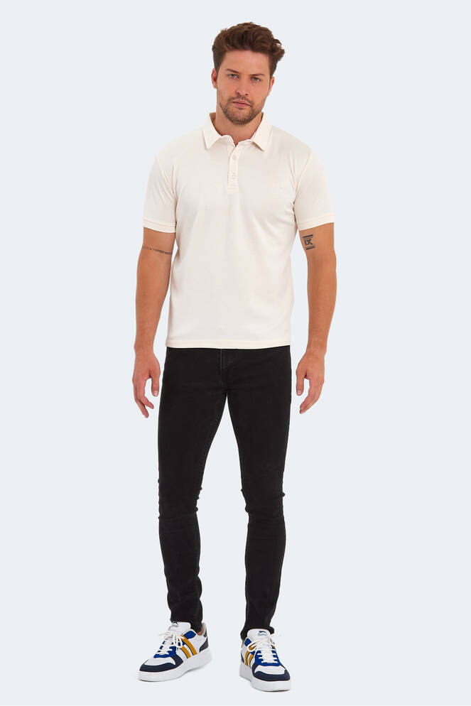 Slazenger KUGGA Erkek T-Shirt Krem