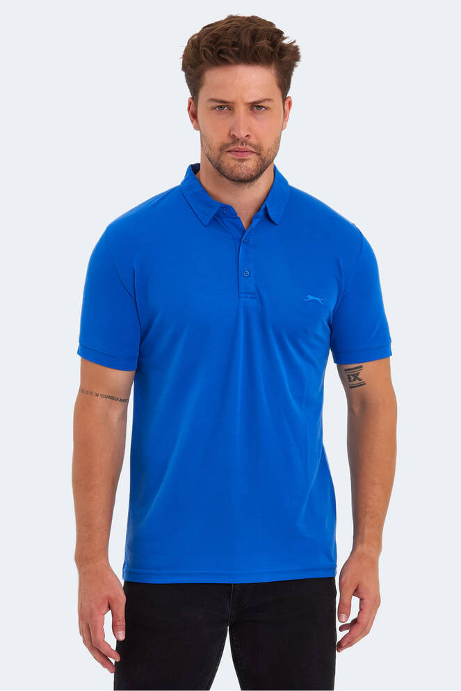 Slazenger KUGGA Erkek T-Shirt Saks Mavi