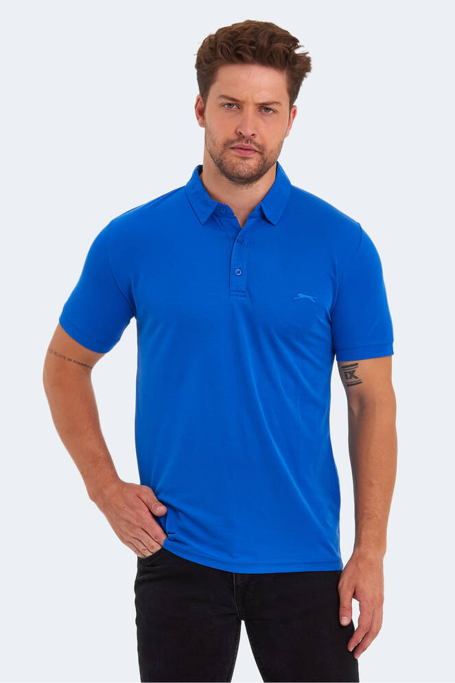 Slazenger KUGGA Erkek T-Shirt Saks Mavi