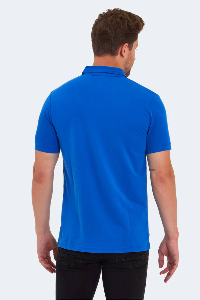 Slazenger KUGGA Erkek T-Shirt Saks Mavi