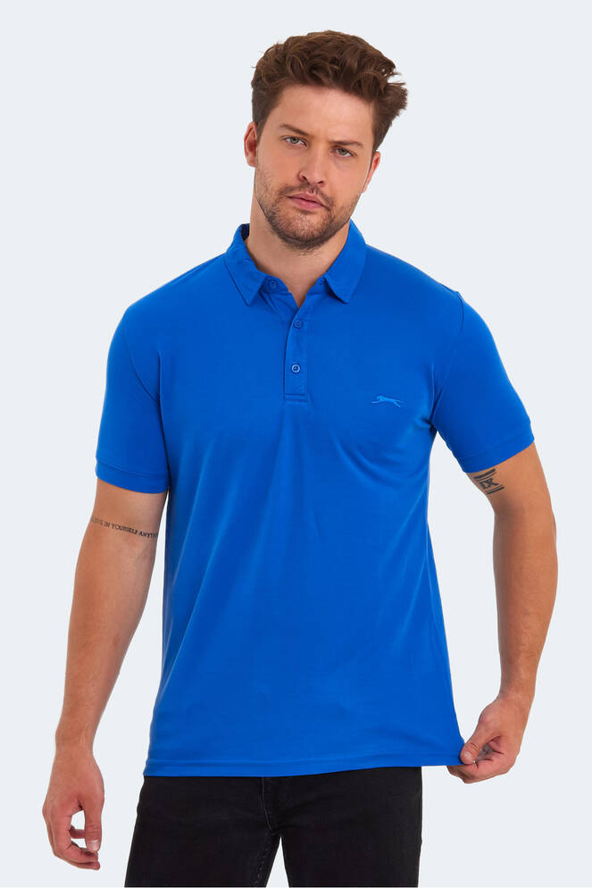 Slazenger KUGGA Erkek T-Shirt Saks Mavi