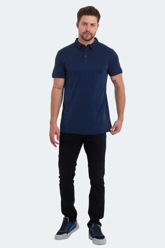 Slazenger KUGGA Men's T-Shirt Navy - Thumbnail