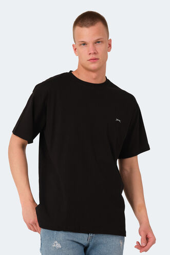 Slazenger KULANA OVER Men's T-Shirt Black - Thumbnail