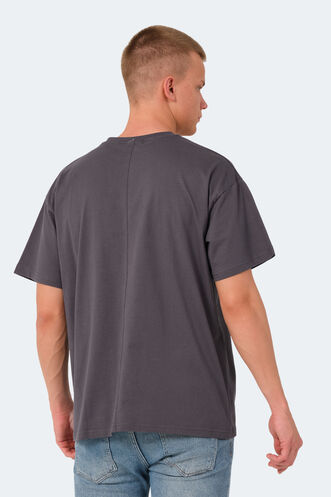 Slazenger KULANA OVER Men's T-Shirt Dark Gray - Thumbnail