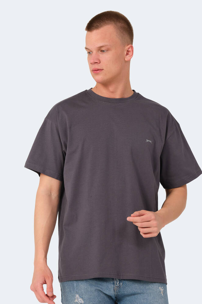 Slazenger KULANA OVER Men's T-Shirt Dark Gray