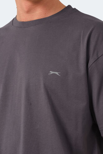 Slazenger KULANA OVER Men's T-Shirt Dark Gray - Thumbnail