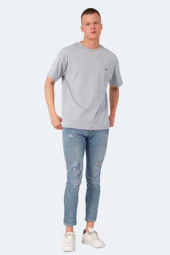 Slazenger KULANA OVER Men's T-Shirt Gray - Thumbnail