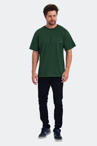 Slazenger KULANA OVER Men's T-Shirt Green - Thumbnail