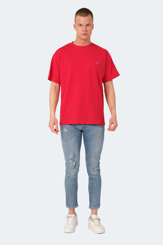 Slazenger KULANA OVER Men's T-Shirt Red - Thumbnail