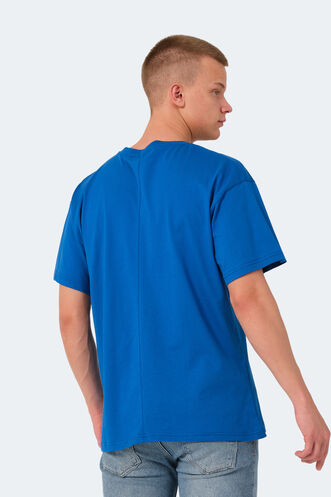 Slazenger KULANA OVER Men's T-Shirt Royal Blue - Thumbnail