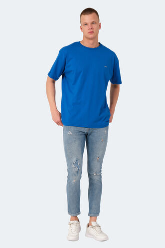 Slazenger KULANA OVER Men's T-Shirt Royal Blue - Thumbnail