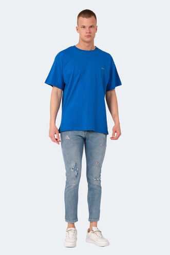 Slazenger KULANA OVER Men's T-Shirt Royal Blue - Thumbnail