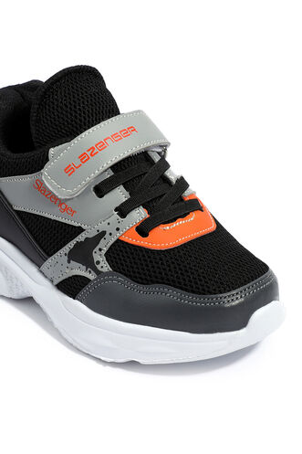 Slazenger KUNTI Sneaker Boys Shoes Black - Gray - Thumbnail