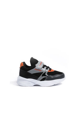 Slazenger KUNTI Sneaker Boys Shoes Black - Gray - Thumbnail