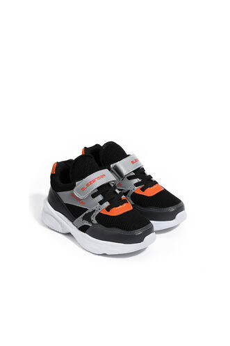 Slazenger KUNTI Sneaker Boys Shoes Black - Gray - Thumbnail